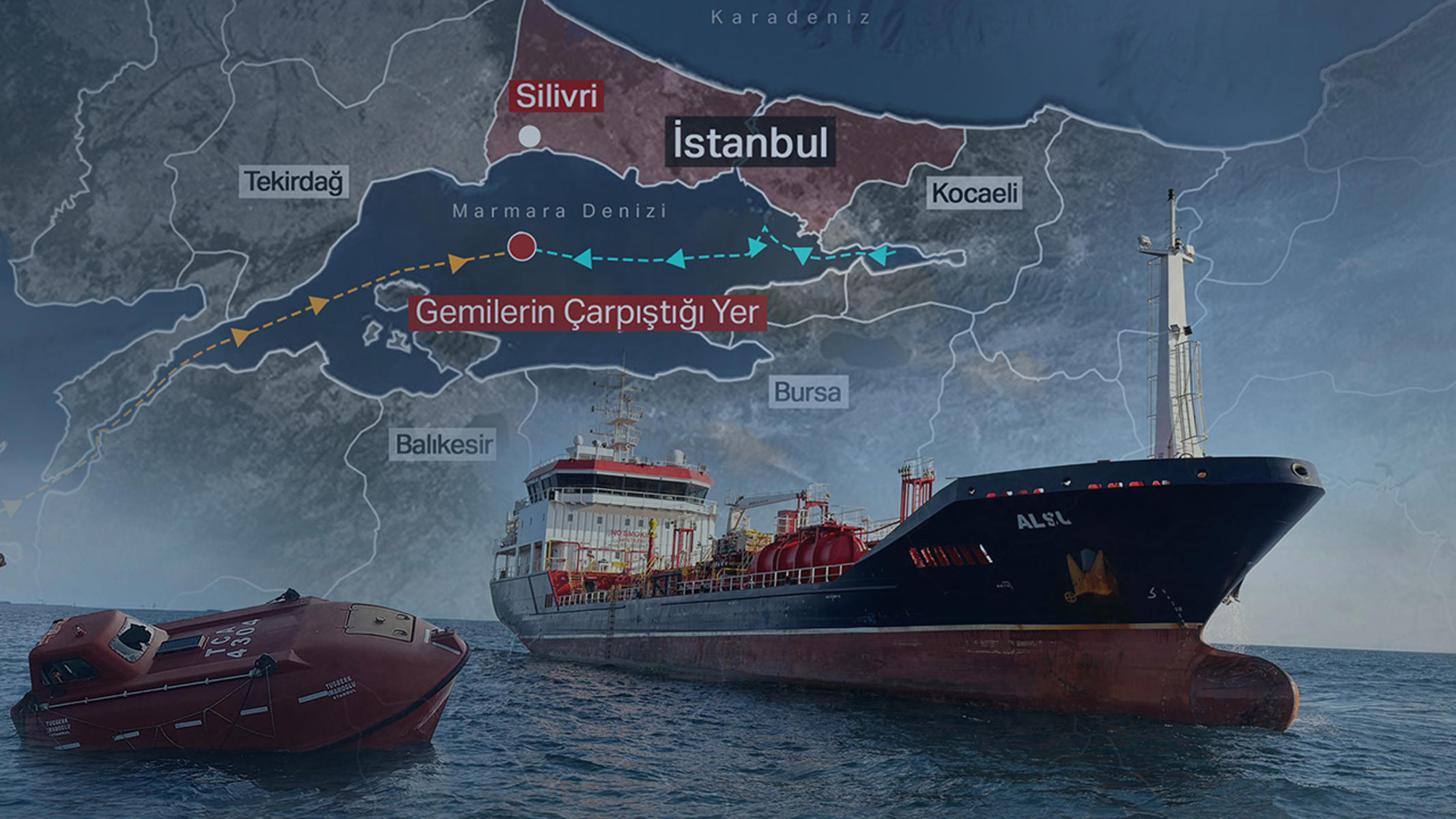Marmara'da gemi kazası: Tuğberk İmamoğlu ile Alsu arasındaki son telsiz konuşması ortaya çıktı
