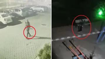 "Boşanmamıza sebep oldunuz" dedi, tüfekle siteyi bastı