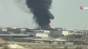 Ankara'da fabrika yangını