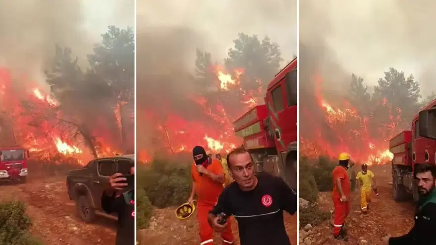 ANTALYA'DAKİ YANGIN KONTROL ALTINA ALINDI 1