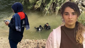 Kayıp Gülhan için cansız manken deneyi. Dalgıç polisler derede iz sürüyor