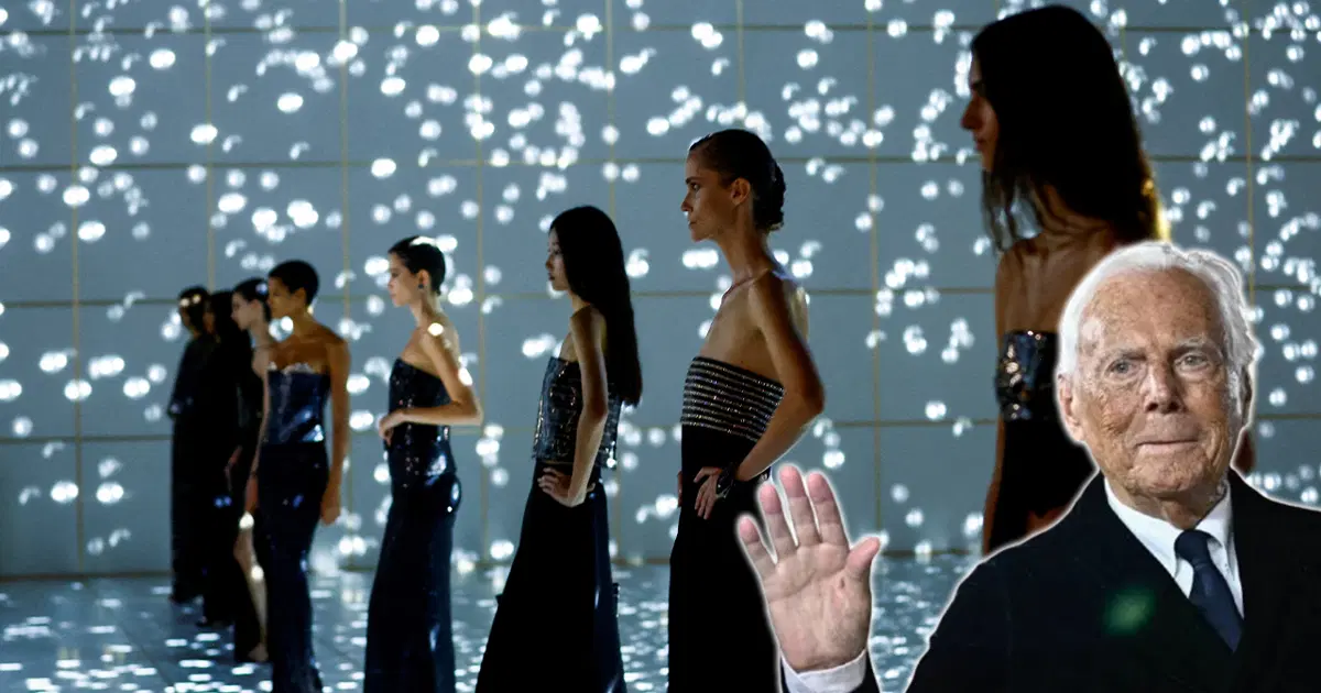 Giorgio Armani'den 1 yıl sonra. Armani 'evrim' temasıyla geri döndü