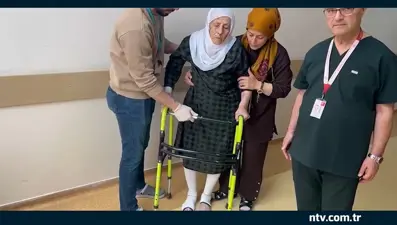 107 yaşındaki Fatma Nine kalçasını kırdı, iki gün içinde ayağa kalktı
