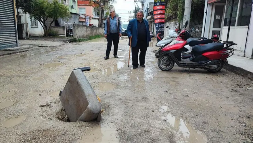 Çöken yola kanepe kollu önlem 2