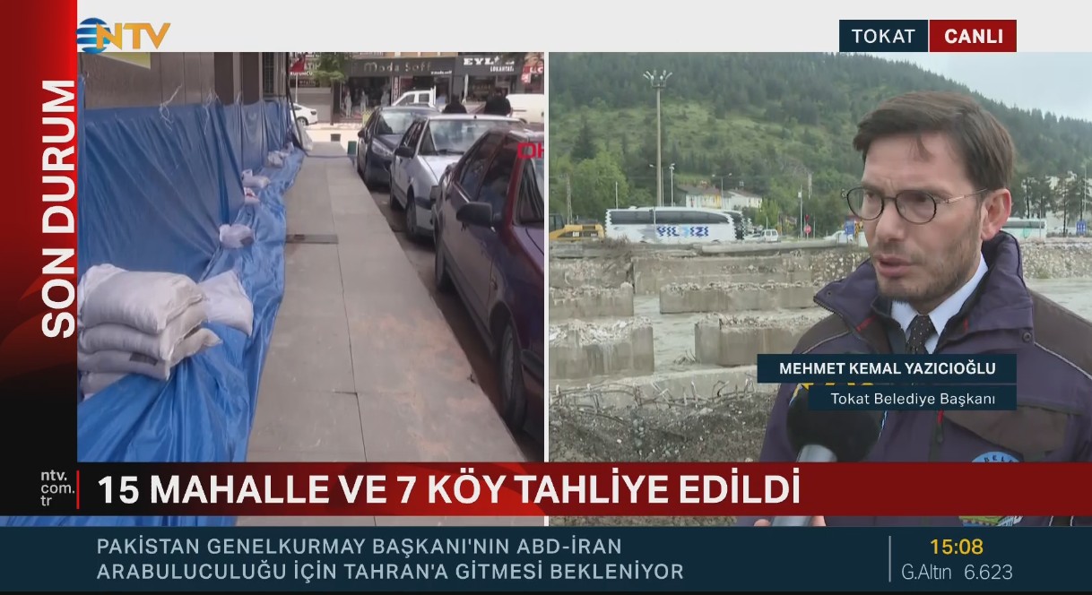 Tokat'ta taşkın riski devam ediyor mu? Belediye Başkanı: ''En kötü senaryoya göre hareket ediyoruz''
