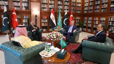 Pakistan'da İran toplantısı. Türkiye, Pakistan, Mısır ve Suudi Dışişleri Bakanları toplandı