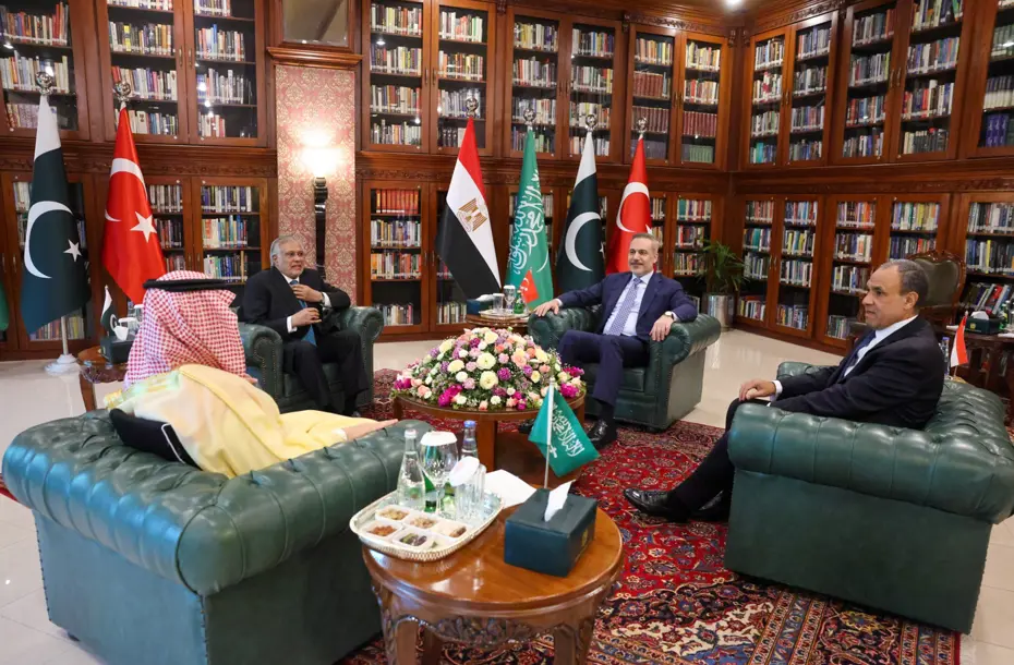 Pakistan'da İran toplantısı. Türkiye, Pakistan, Mısır ve Suudi Dışişleri Bakanları toplandı