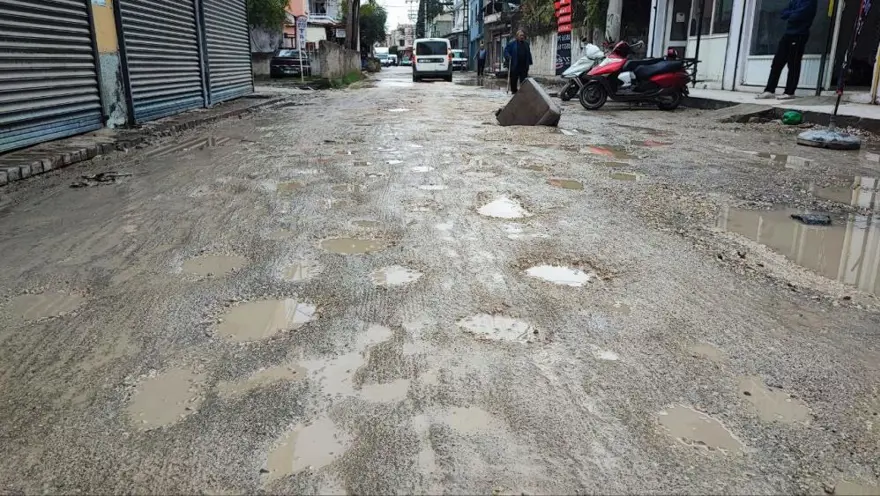 Çöken yola kanepe kollu önlem 1