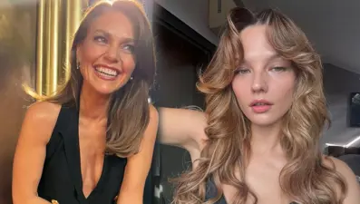 Ünlü oyuncular buluştu: Aslı Enver ile Nilsu Berfin Aktaş'ın kahve keyfi