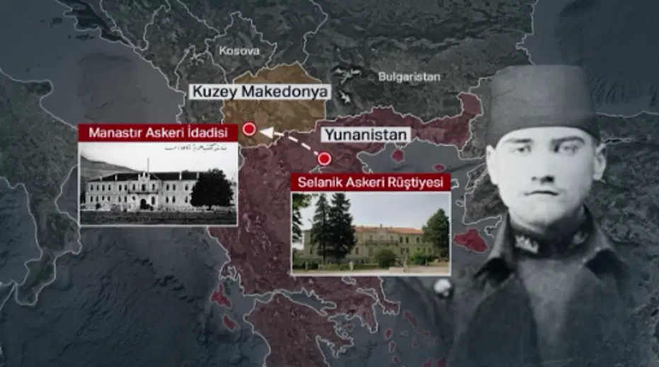 Manastır'da filizlenen özgürlük fikri. Ata'nın anıları okulunda yaşatılıyor