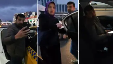 Taksici yine yolcu seçti. Trafiği yoğun buldu, engelli vatandaşları araçtan indirdi. Trafikten men edildi