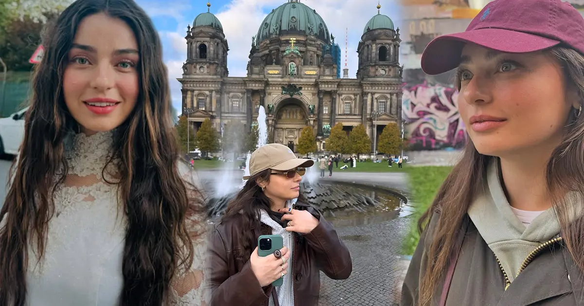 Ayça Ayşin Turan Berlin tatilinden pozlarını paylaştı: Doğallığı dikkat çekti