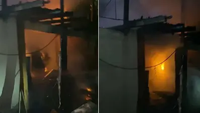 Aydın'da bağ evinde patlama sonrası yangın çıktı