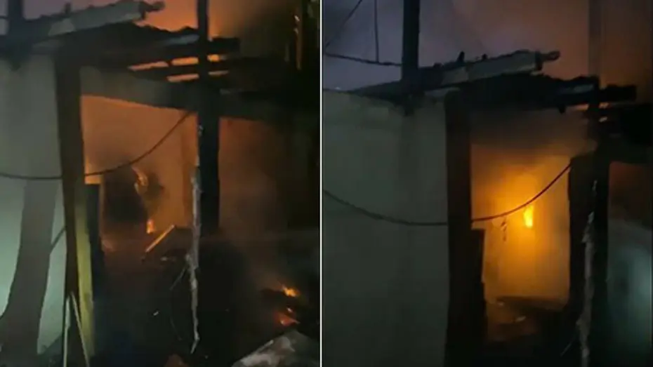 Aydın'da bağ evinde patlama sonrası yangın çıktı