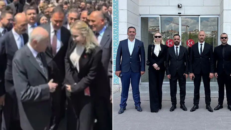 İbrahim Tatlıses'in eski eşi Ayşegül Yıldız MHP'ye katıldı