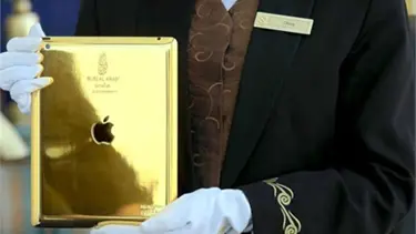 Otelde altın iPad hizmeti
