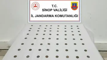 Kaçakçılık operasyonu: 72 sikke ele geçirildi