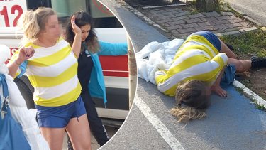 Yol kenarında baygın halde bulunan kadın ekipleri alarma geçirdi