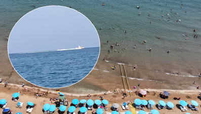 Plajda köpek balığı korkusu: Sahil boşaltıldı; güvenlik güçleri harekete geçti, gerçek başka çıktı