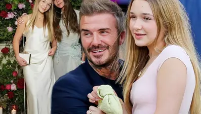 Victoria Beckham'ın kızı Harper annesinin izinden gidiyor
