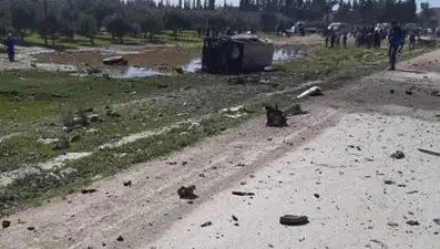 Münbiç'te bomba yüklü araçla saldırı: 7 yaralı