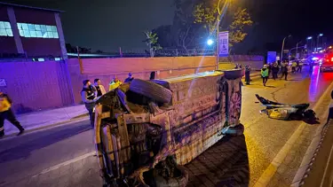 Kaldırıma çarpıp metrelerce sürüklendi: Bir ölü