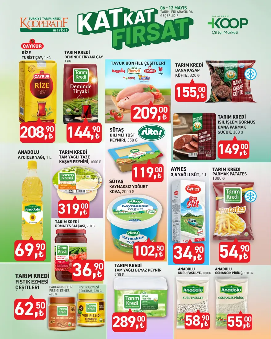 Tarım Kredi Kooperatif marketleri 9-12 Mayıs indirim listesi: Süt ürünleri, temizlik malzemeleri,yağ çeşitleri geliyor 2