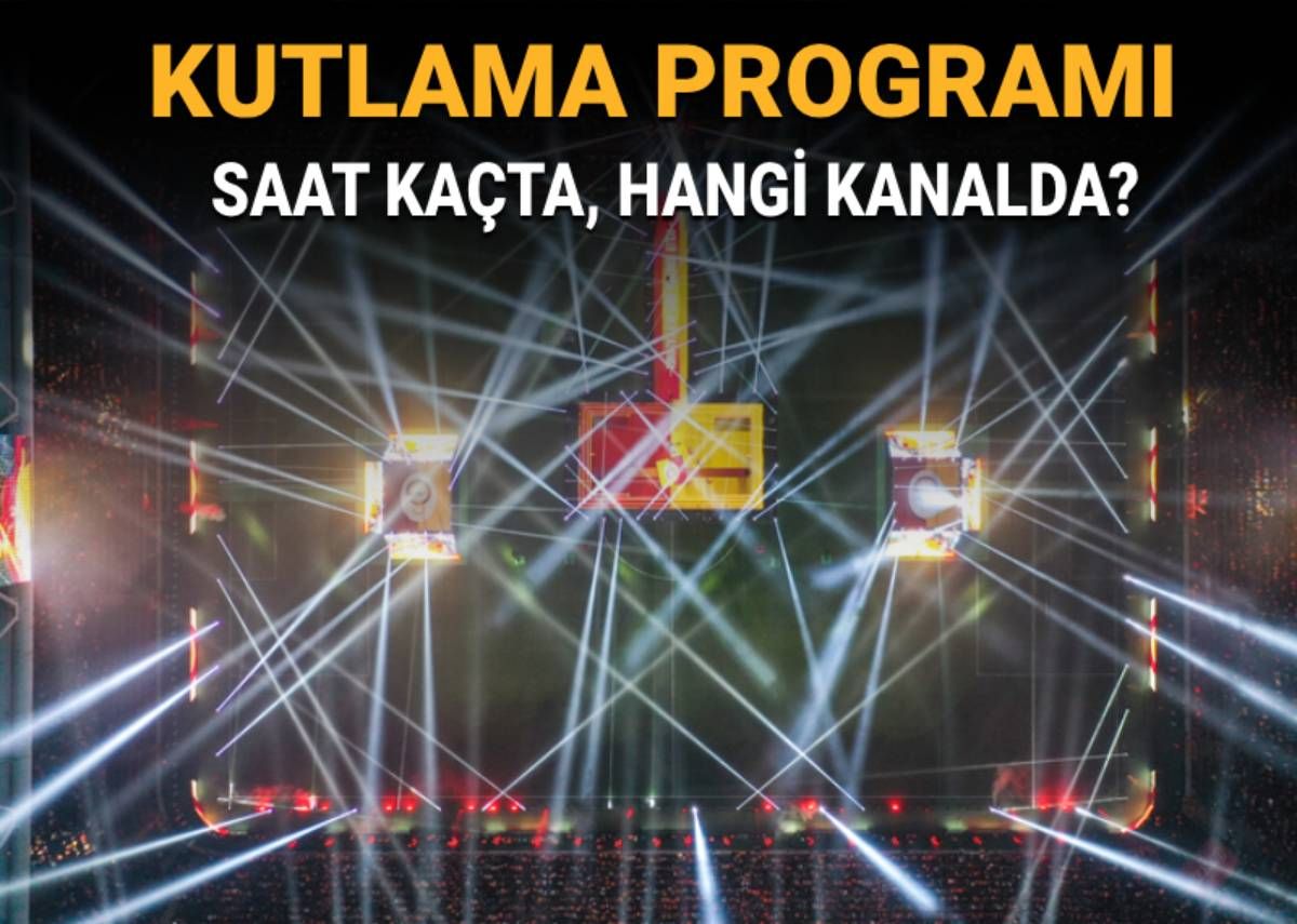 Galatasaray Yenikapı şampiyonluk kutlaması saat kaçta, hangi kanalda? Galatasaray kutlama programı