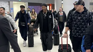 Efsane futbolcu Ronaldinho İstanbul'da