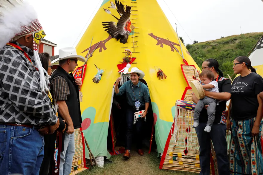 Justin Trudeau "kovboy" oldu 2