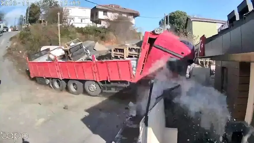 Sarıyer'de facia teğet geçti 3