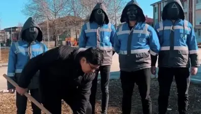 Squid Game Erbaa: Dünyayı saran akıma belediyede katıldı