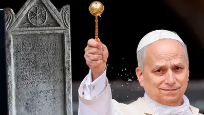 Papa'nın ziyareti öncesi İznik'te sergilenen 2 bin yıllık beddua