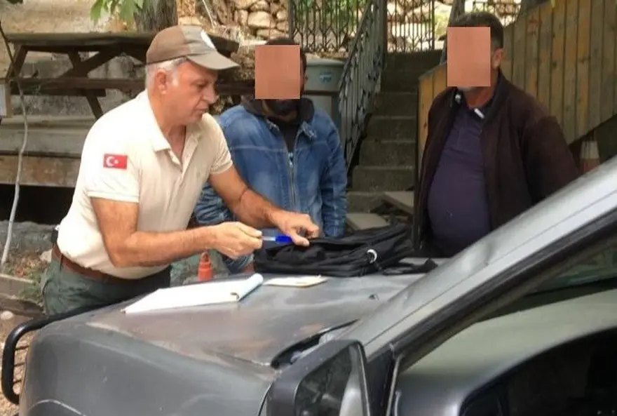 Saka kuşu avına 73 bin lira ceza 