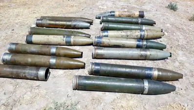 Afrin'de, PKK'nın mühimmat deposu ele geçti