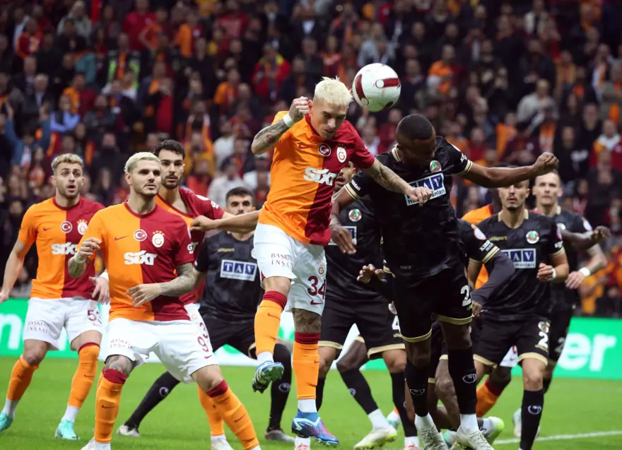 Galatasaray, Alanyaspor karşısında 4 golle kazandı 1