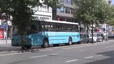 Şişli'de otobüs kazası