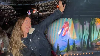 Berfu Yenenler'in Taylor Swift mutluluğu: Lisedeki halim bu konserde ağlardı