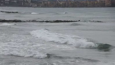 Tekirdağ'da deniz ulaşımına poyraz engeli