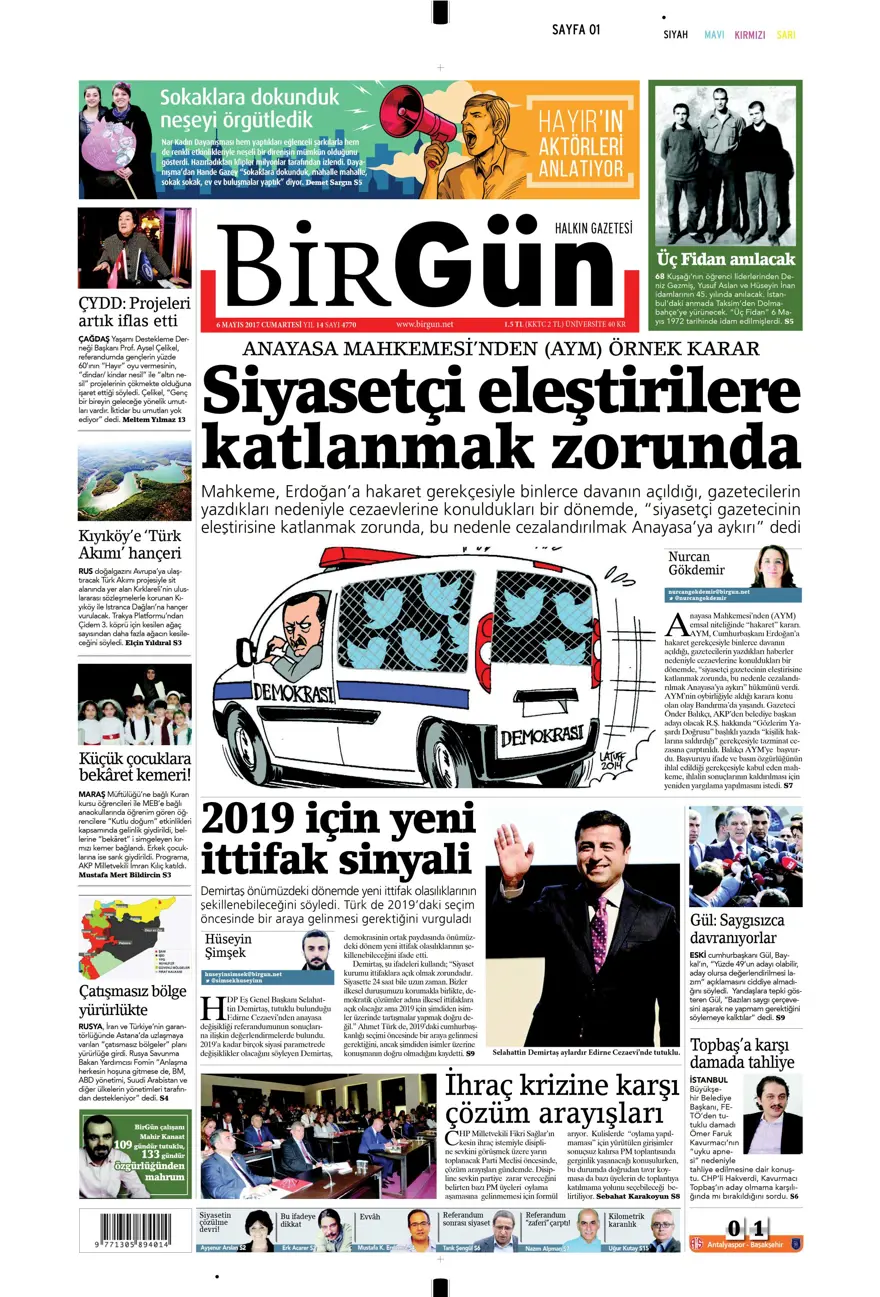 Günün gazete manşetleri - 06.05.2017 4