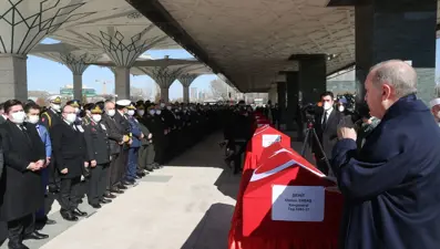 11 şehit için Ankara'da tören düzenlendi