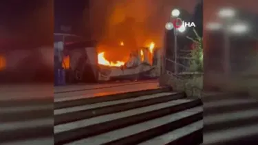 Lunaparkta korkutan yangın