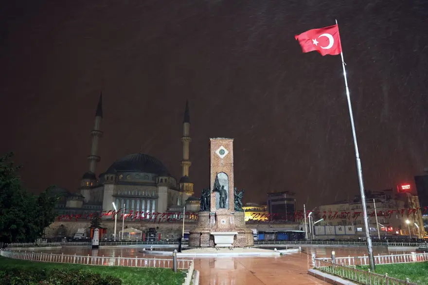 İstanbul'da kar 30