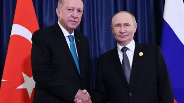 Cumhurbaşkanı Erdoğan, Rus lider Putin ile görüştü