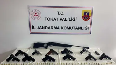 Tokat'ta kaçak silah operasyonu: 2 kişi yakalandı