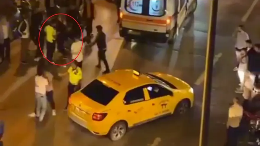 Kazada yaralanan kadına tekme atıp kaçtı 