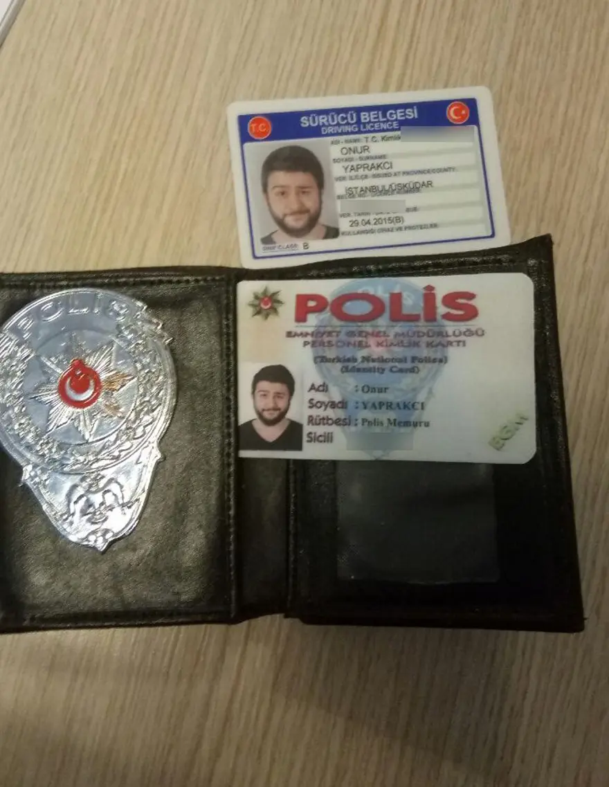 Şovmen Onur Yaprakçı sahte polis kimliğiyle yakalandı 1