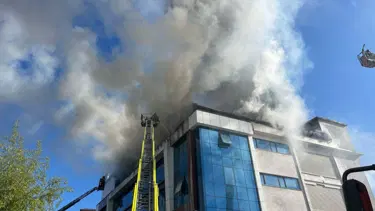 Esenyurt'ta tekstil atölyesinde yangın