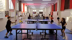 GSB Okulları'nda masa tenisi çalışmaları devam ediyor