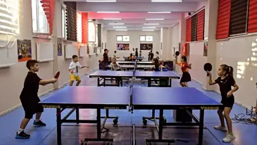 GSB Okulları'nda masa tenisi çalışmaları devam ediyor